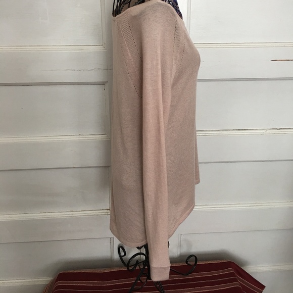 ANN TAYLOR OWL HIGH LOW SPRING SWEATER XS - Picture 6 of 8